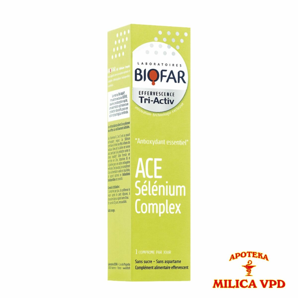 Biofar Vital ACE Selen - Cink 20 šumećih tableta