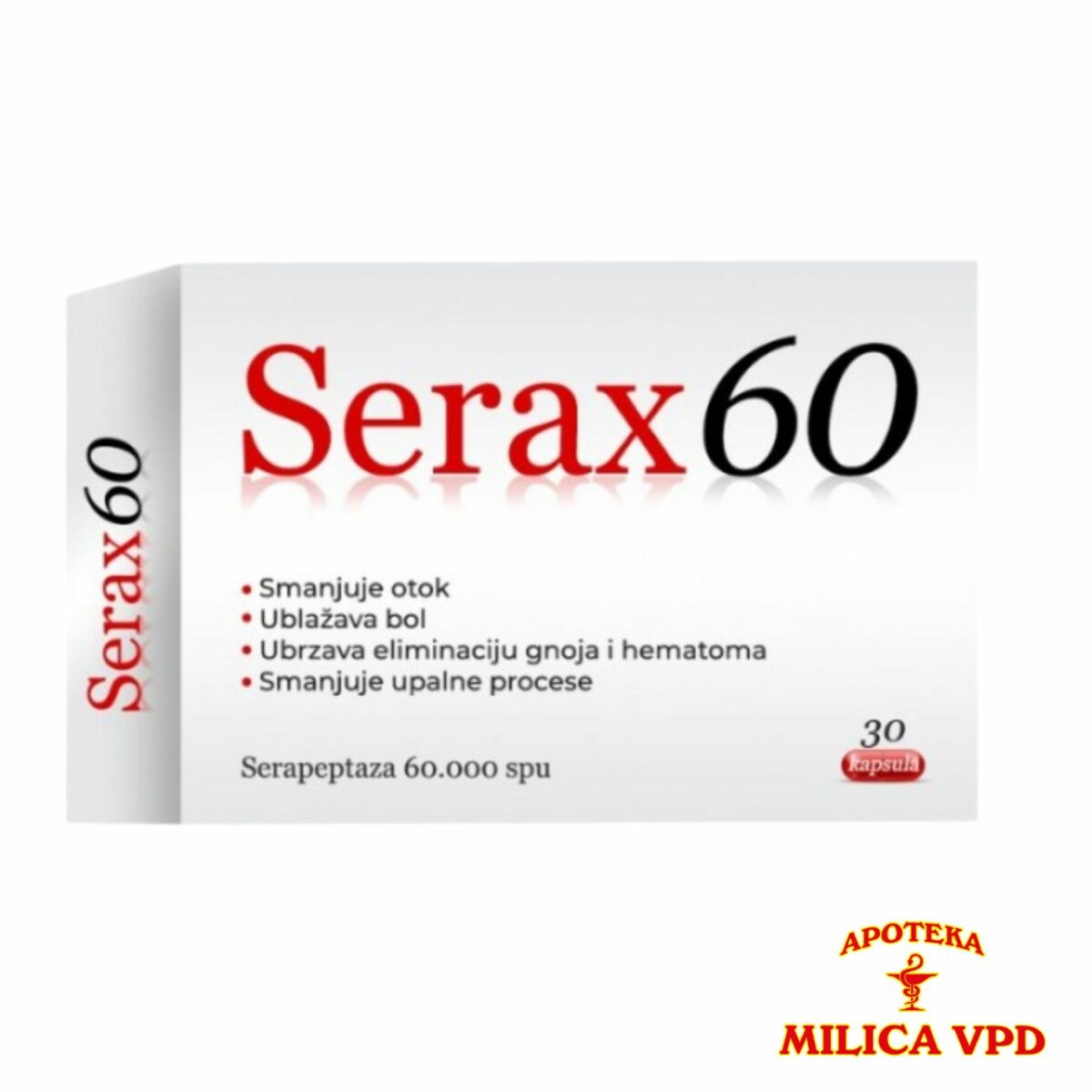 SERRAX 60 000 SPU 30 kapsula