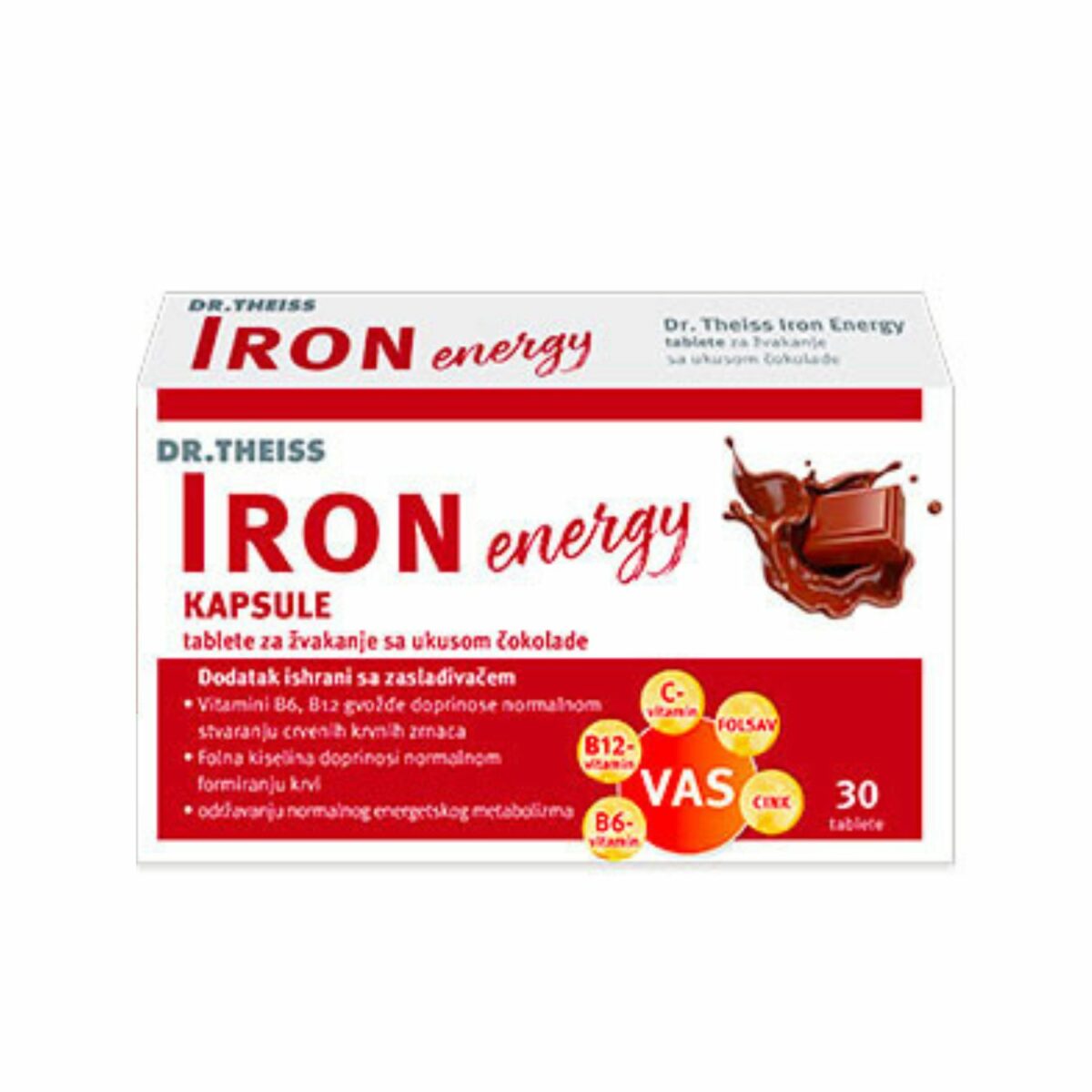 Iron Energy 30 tableta za žvakanje