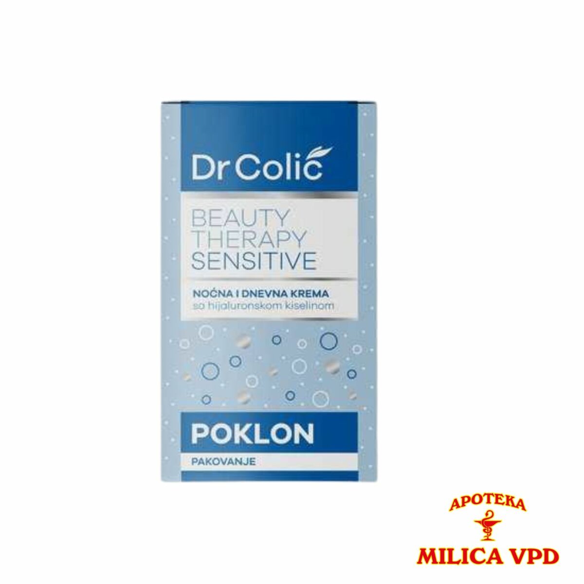 Dr Colić Beauty Therapy Sensitive Promo pakovanje dnevna krema 50ml i noćna krema 50ml