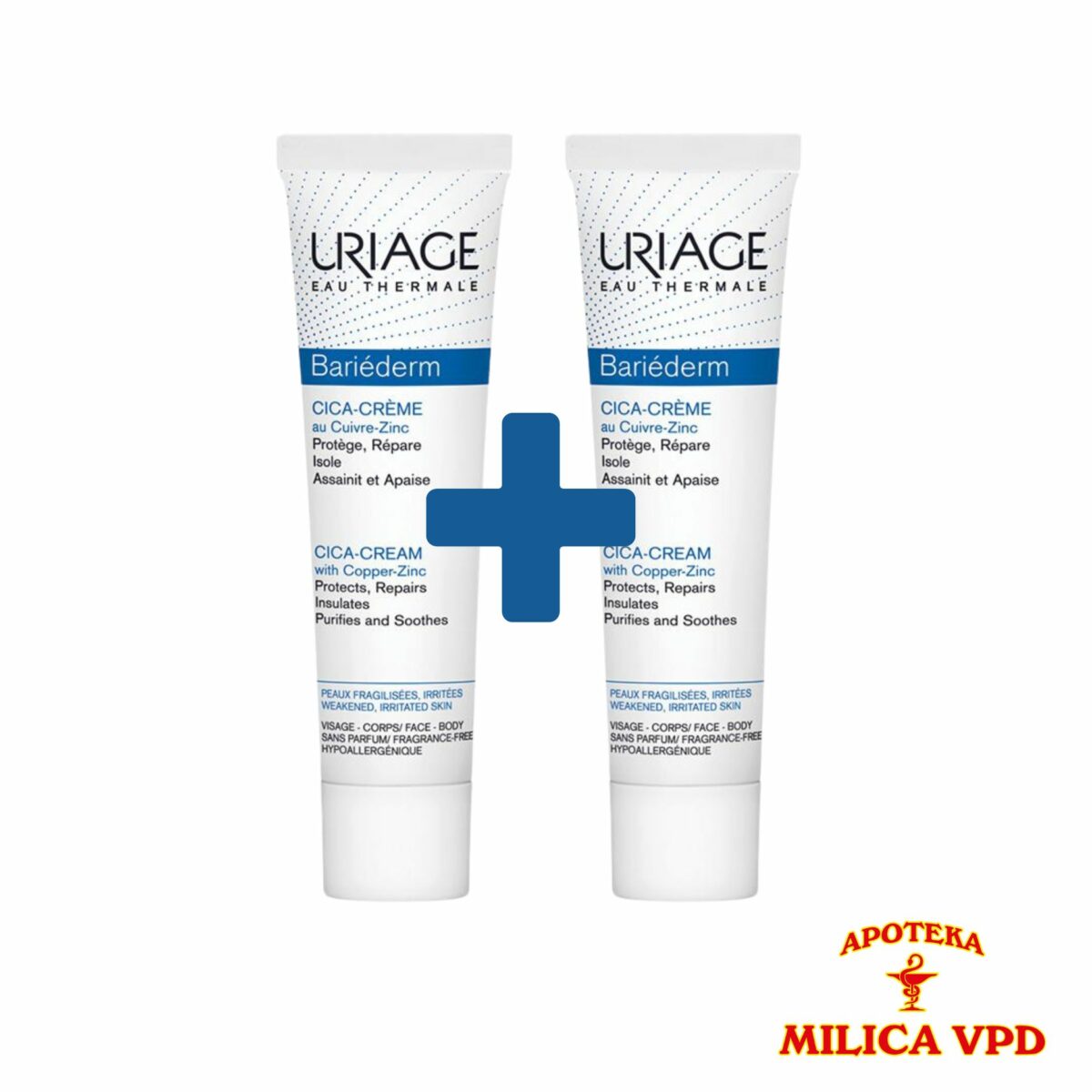 Uriage Bariederm Cica krem 40ml AKCIJA PROMO PAKOVANJE 1+1