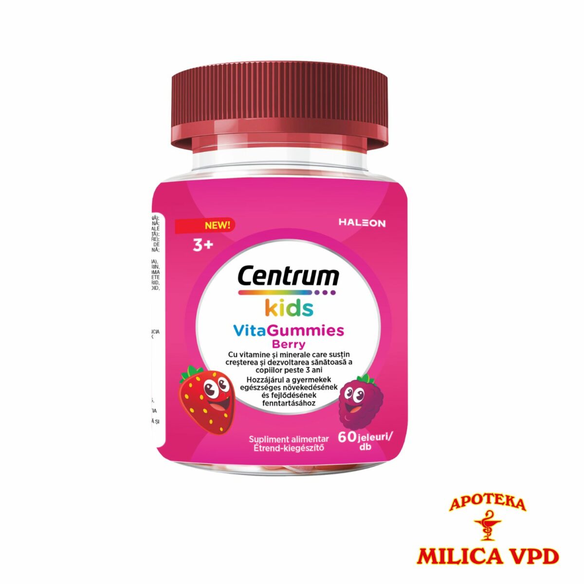 CENTRUM Kids VitaGummies Berry 60 gumenih bombona za decu od 3+ godina