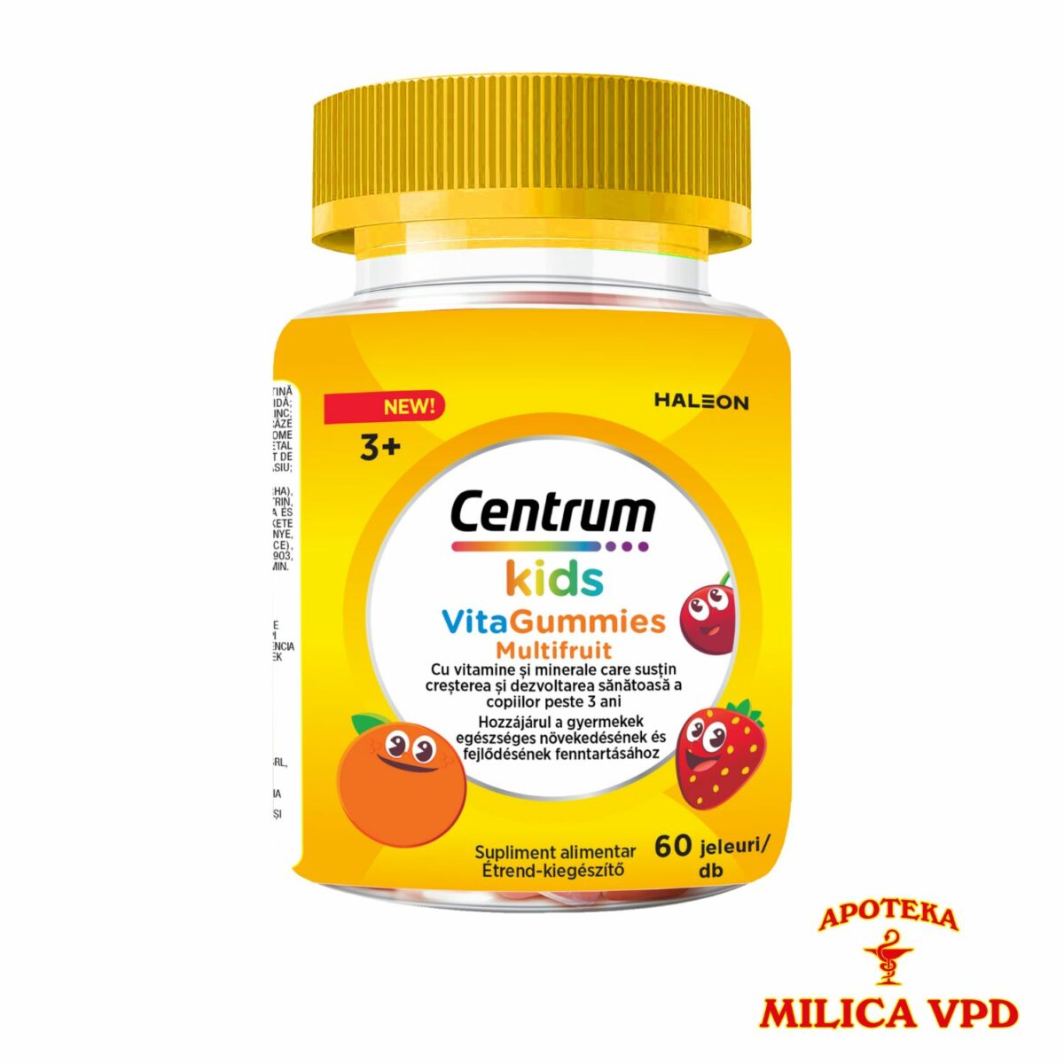 CENTRUM Kids VitaGummies Multifruit 60 gumenih bombona za decu od 3+ godina