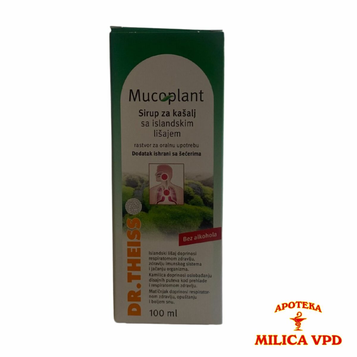 Mucoplant sirup islandski lišaj 100ml