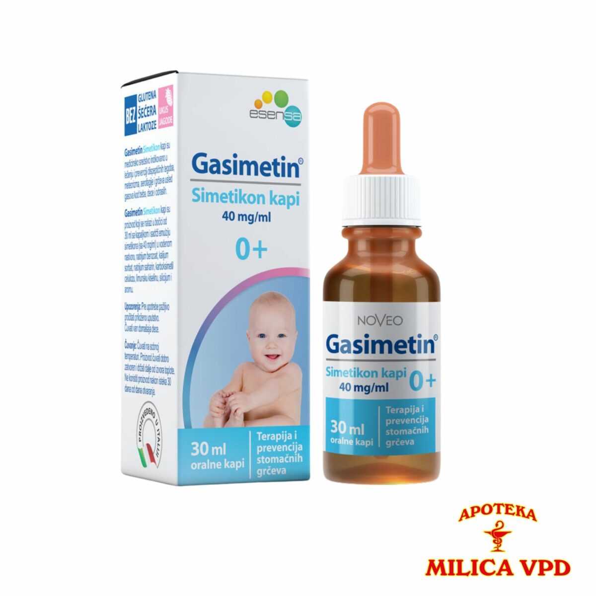 Gasimetin kapi 40mg/ml 0+ 30ml