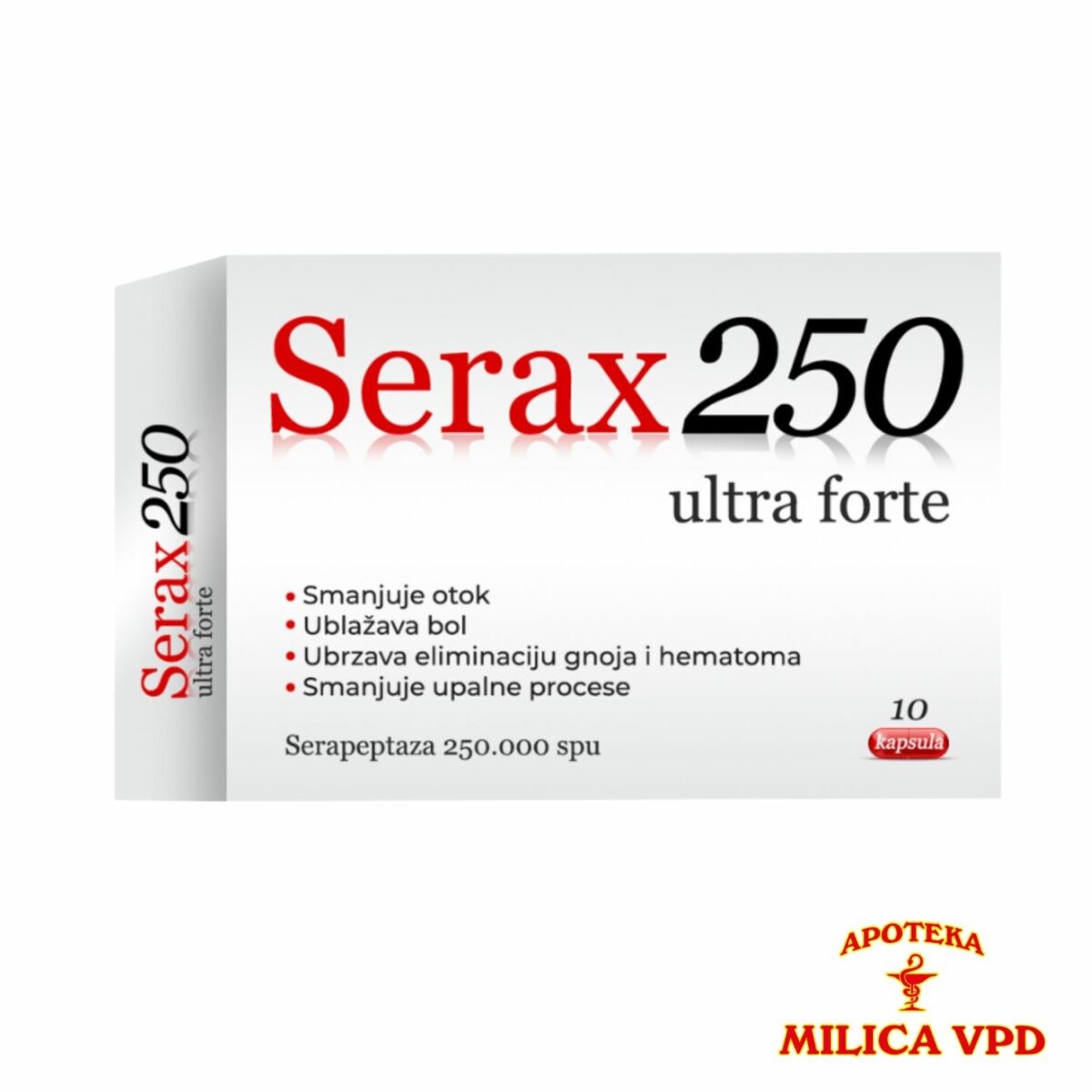 Serax Ultra Forte 250000 SPU 10 kapsula